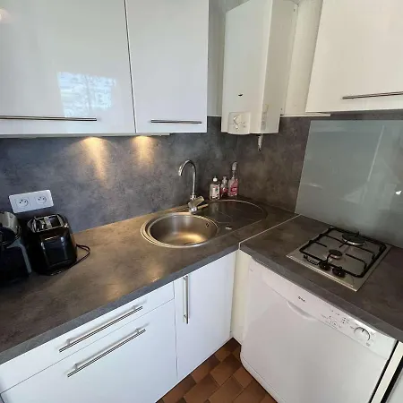T2 Cabine, Rez-de-jardin, Parking, Lave-linge, Terrasse, Acces A 30m - Fr-1-702-16 アパート *